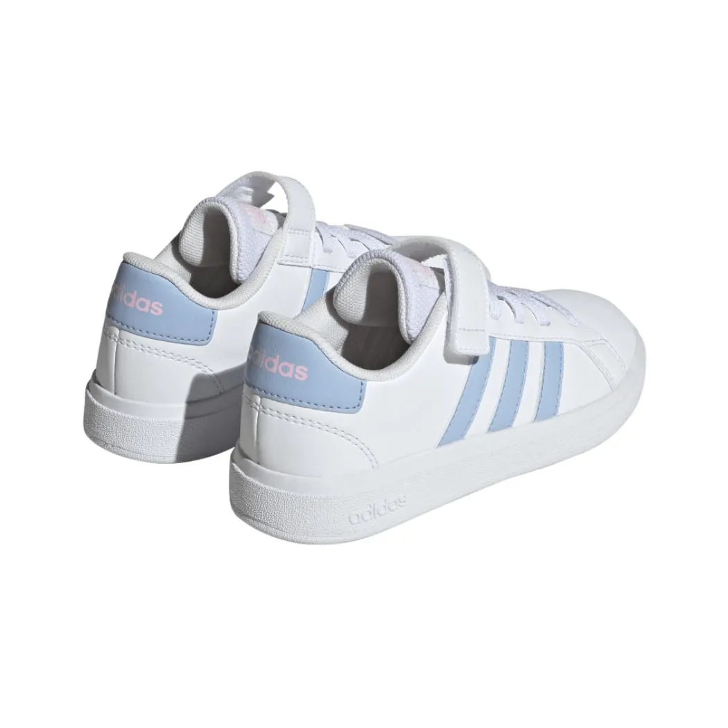 adidas Grand Court 2.0 Elastic Lace and Top Strap Kid's Sneakers