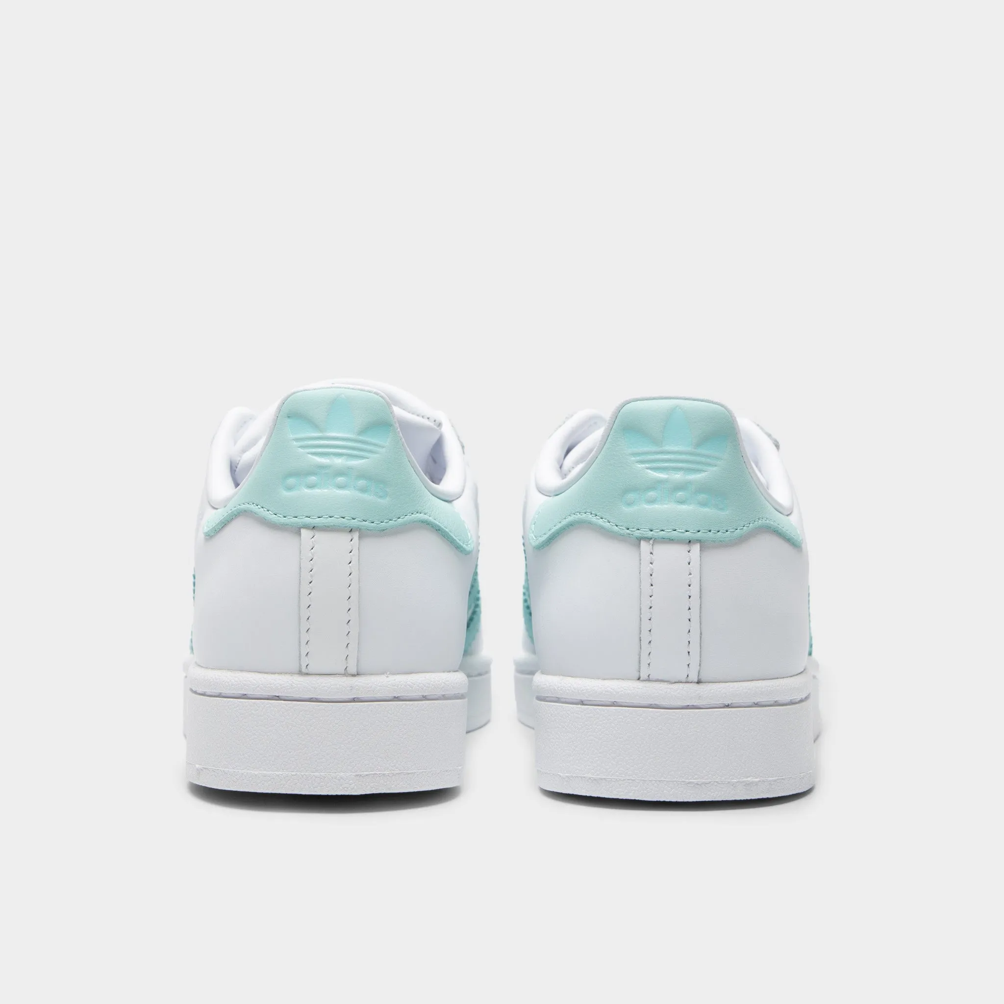 adidas Women's Superstar II White / Semi Flash Aqua - Easy Mint