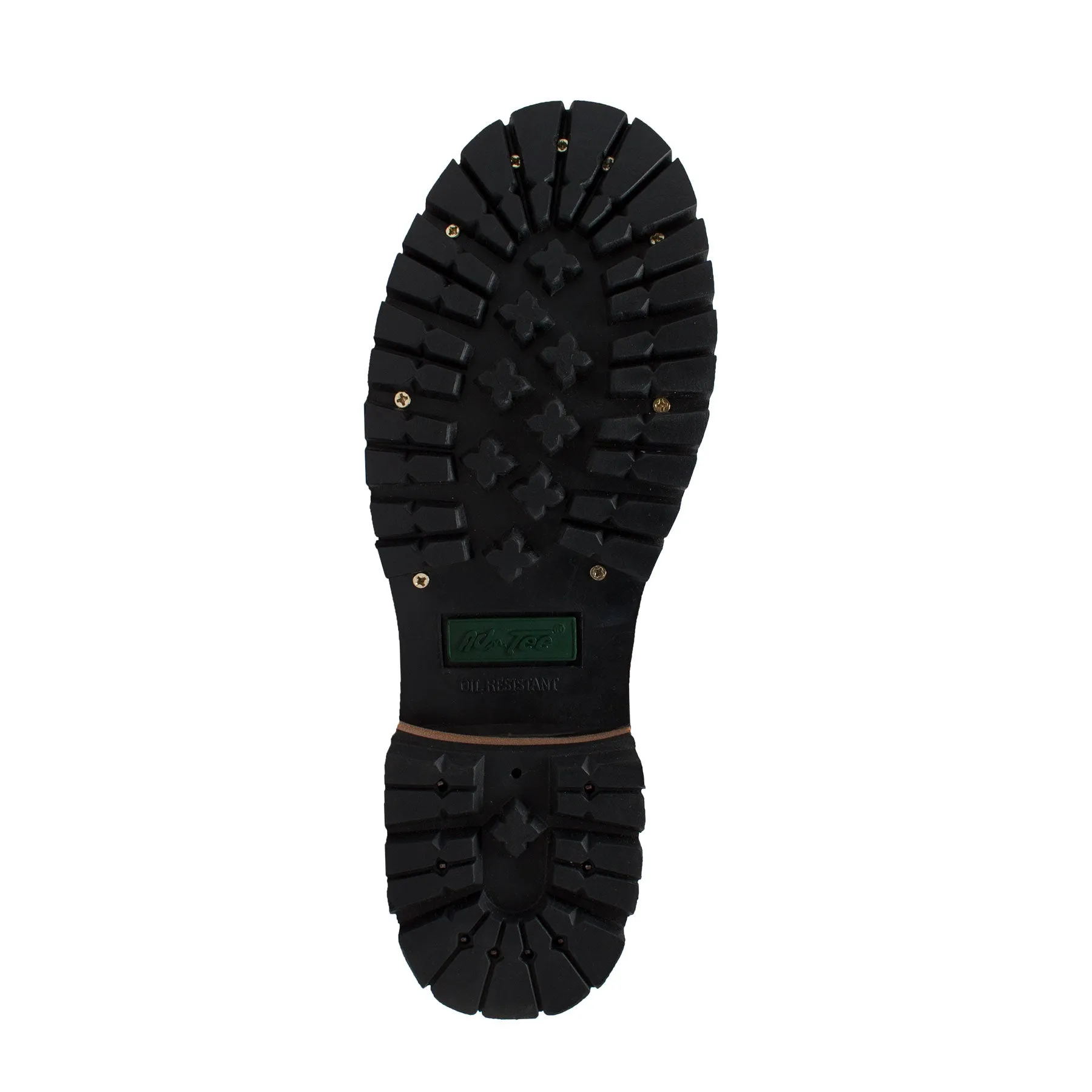AdTec Mens Brown 9in Logger Crazy Horse Leather 6 M