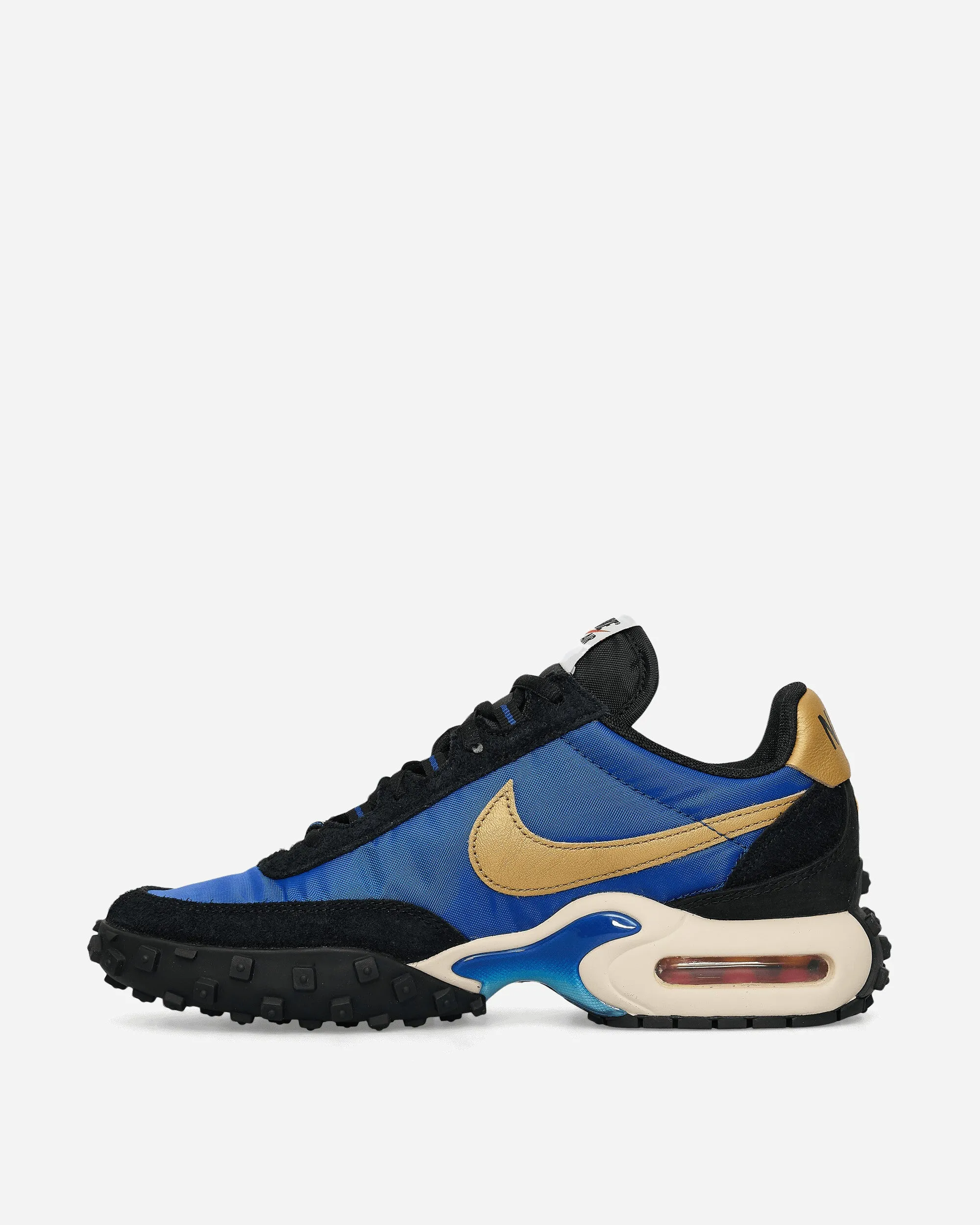 Air Max Waffle Sneakers Black / Hyper Blue