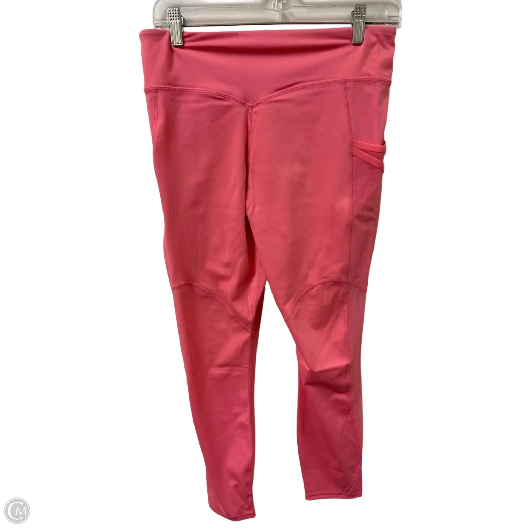 Athletic Leggings By Fabletics In Pink, Size: L