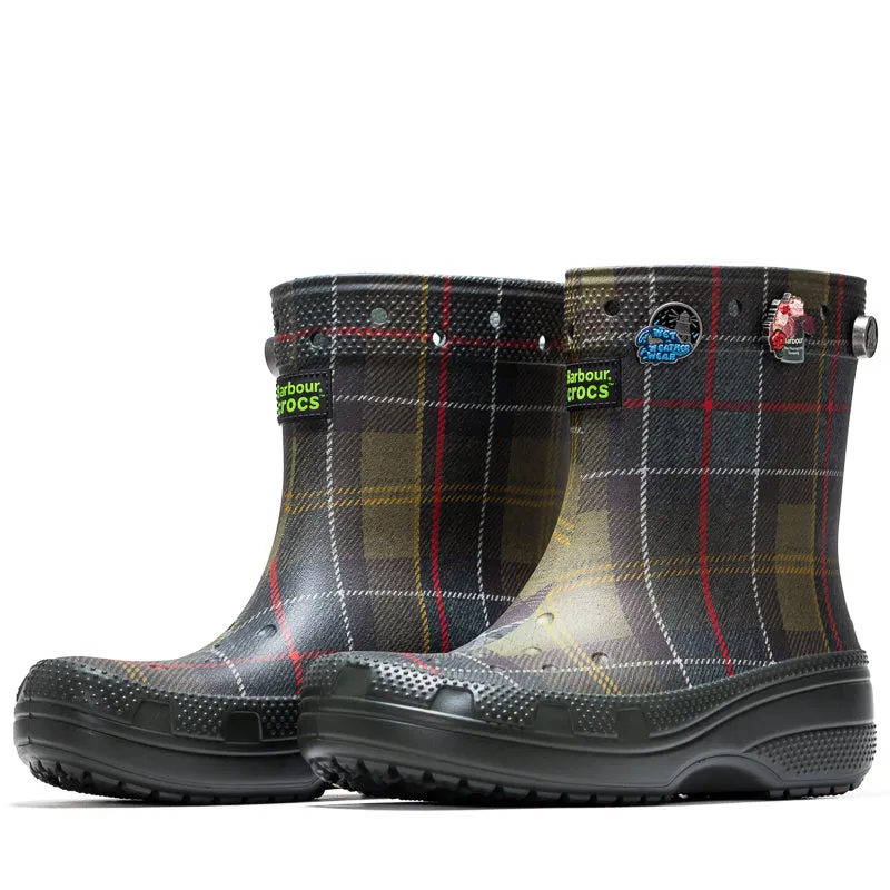 Barbour x Crocs Classic Wellington Boot - Kelp