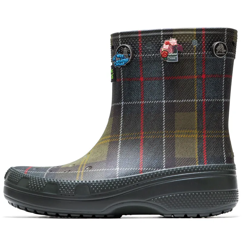 Barbour x Crocs Classic Wellington Boot - Kelp
