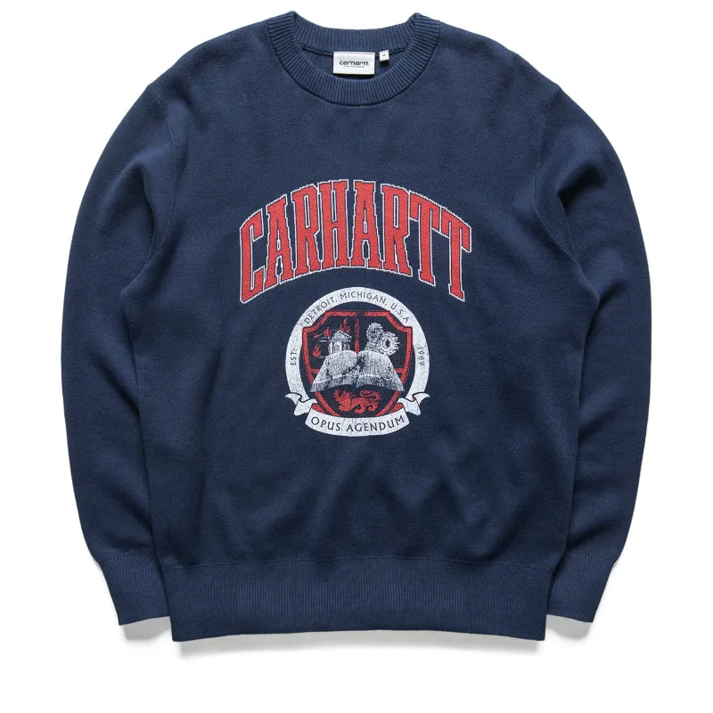 Carhartt WIP Library College Sweater - Ink