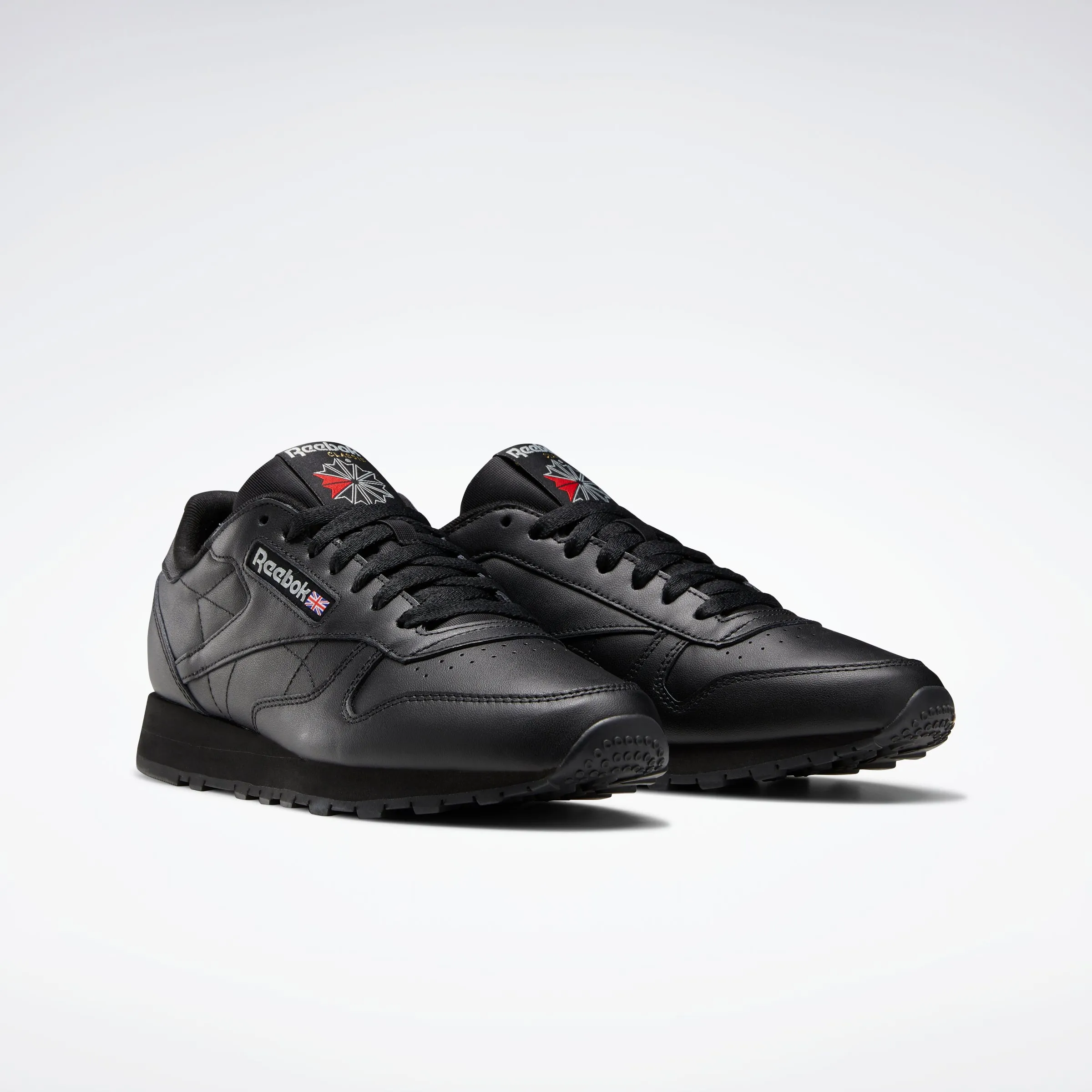 Classic Leather Shoes Black/Black/Pure Grey 5