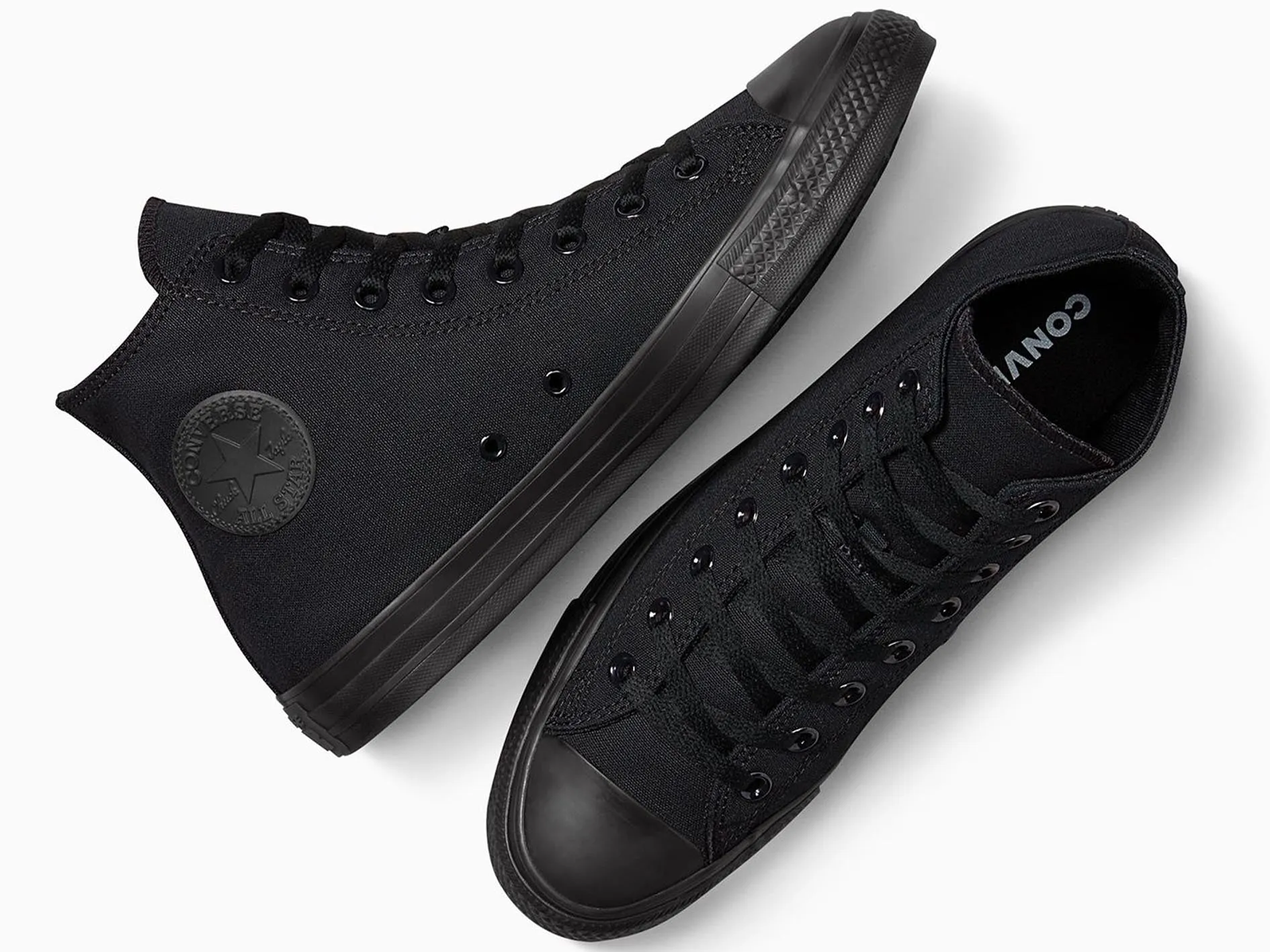 Converse Unisex Chuck Taylor All Star Hi Black Monochrome
