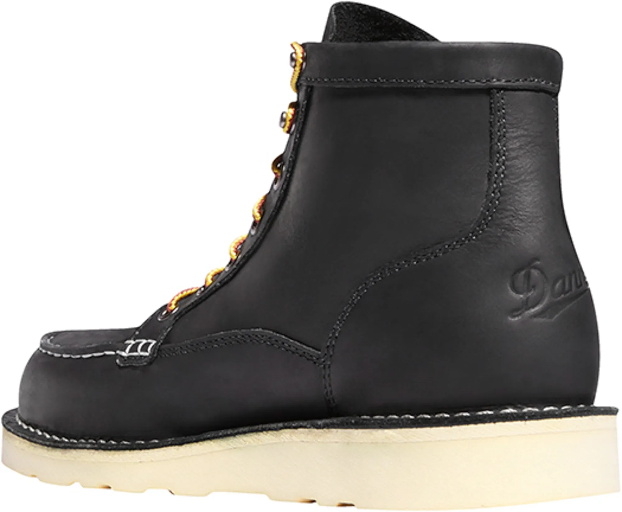 Danner Bull Run Moc Toe Mens Black Leather 6in Work Boots 13 EE