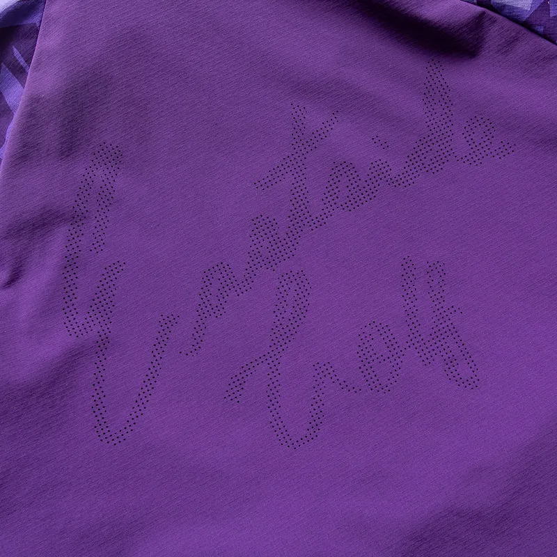 Eastside Golf 1/2 Zip Nylon Wind Shirt - Violet