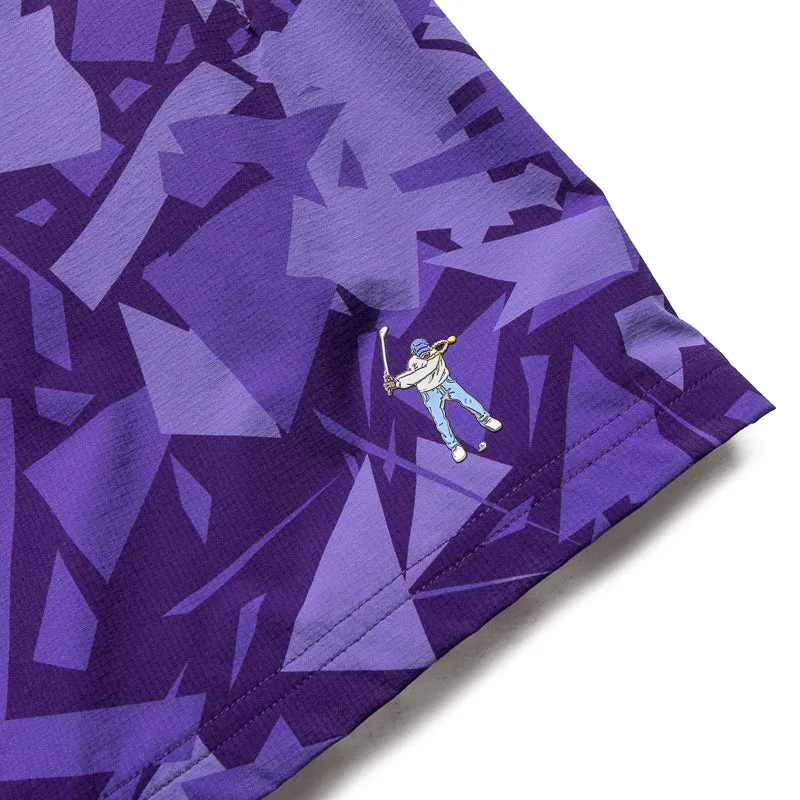 Eastside Golf Mesh Lined Short - Violet Stone Shatter