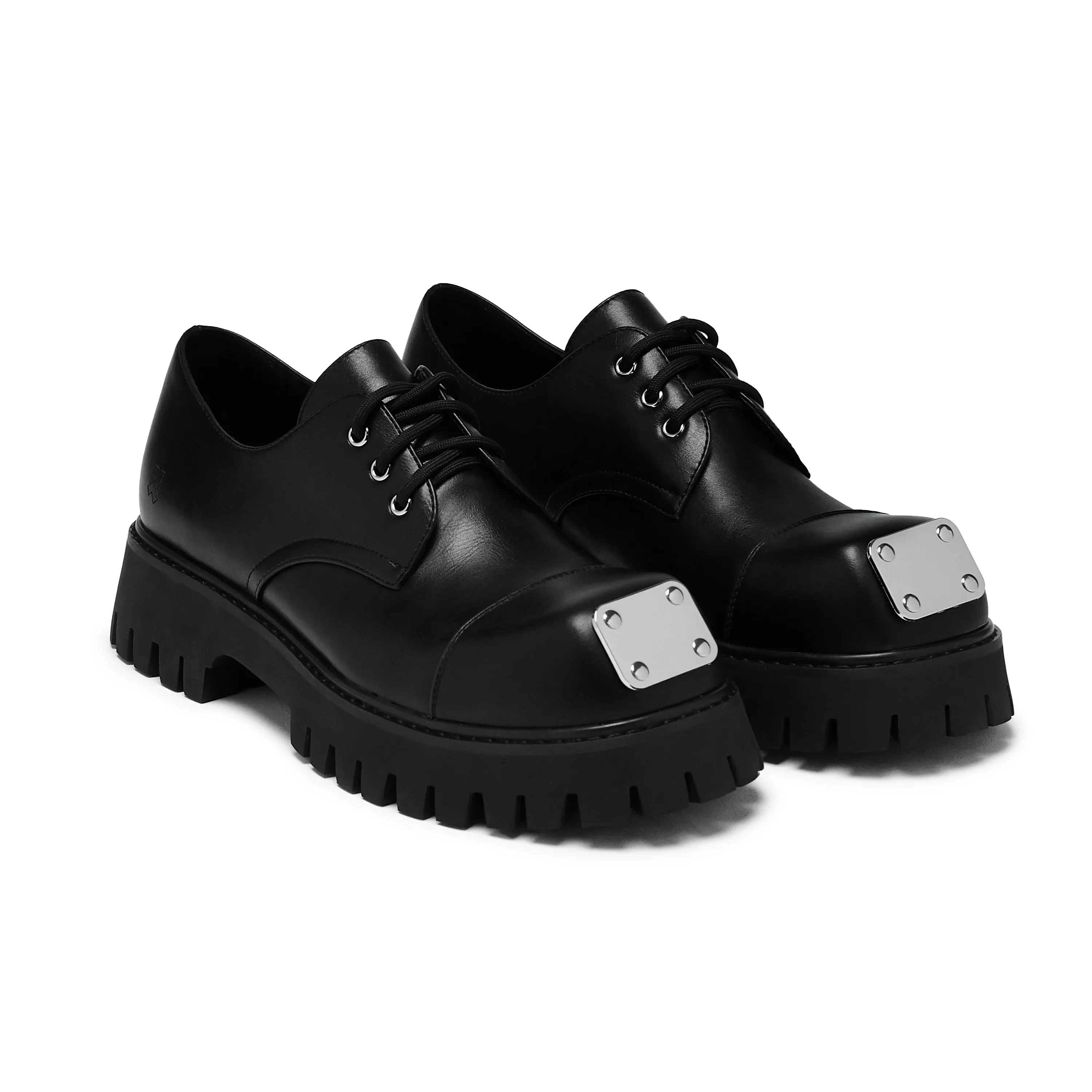 Gehrman Metal Cap Men's Chunky Shoes - Shadow