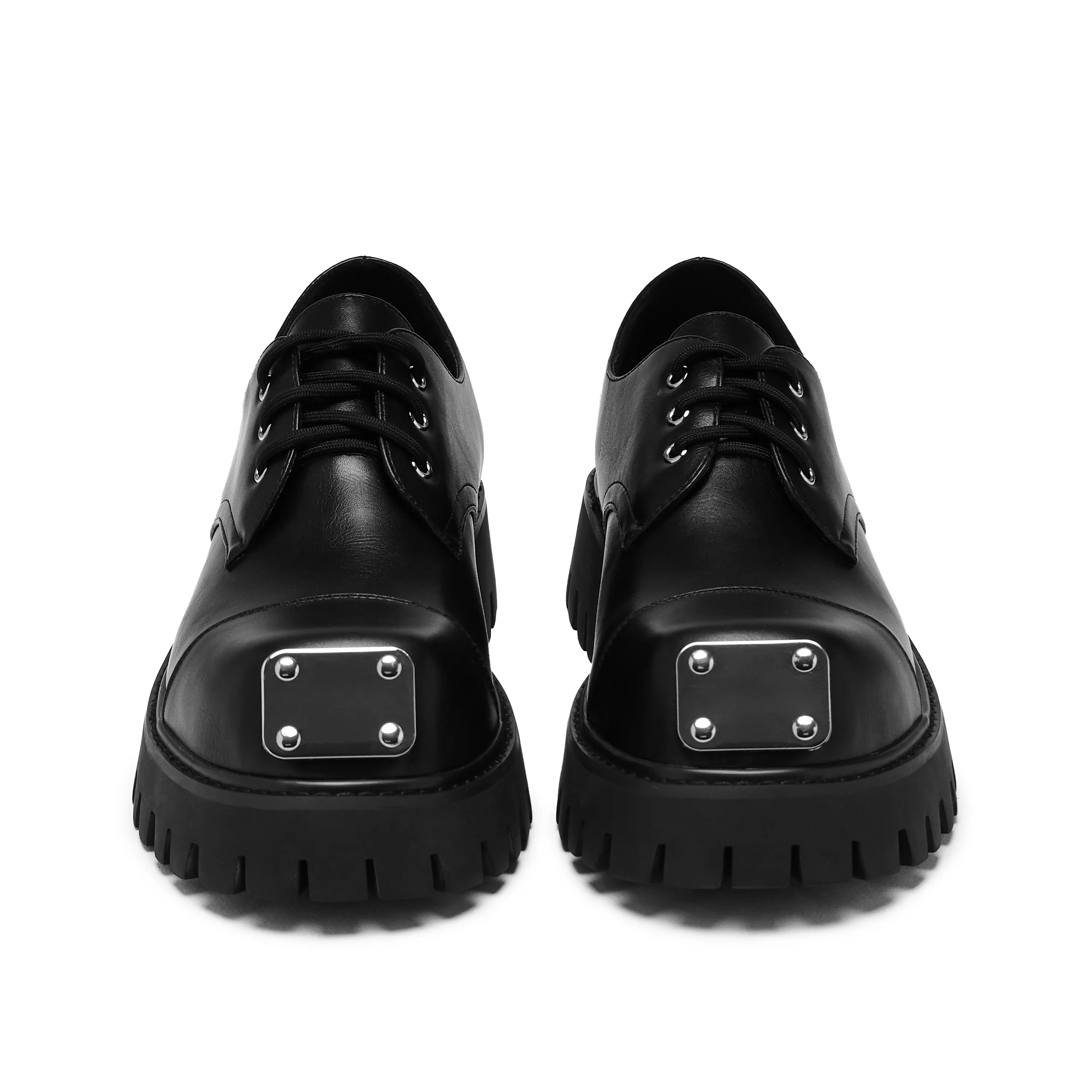 Gehrman Metal Cap Men's Chunky Shoes - Shadow