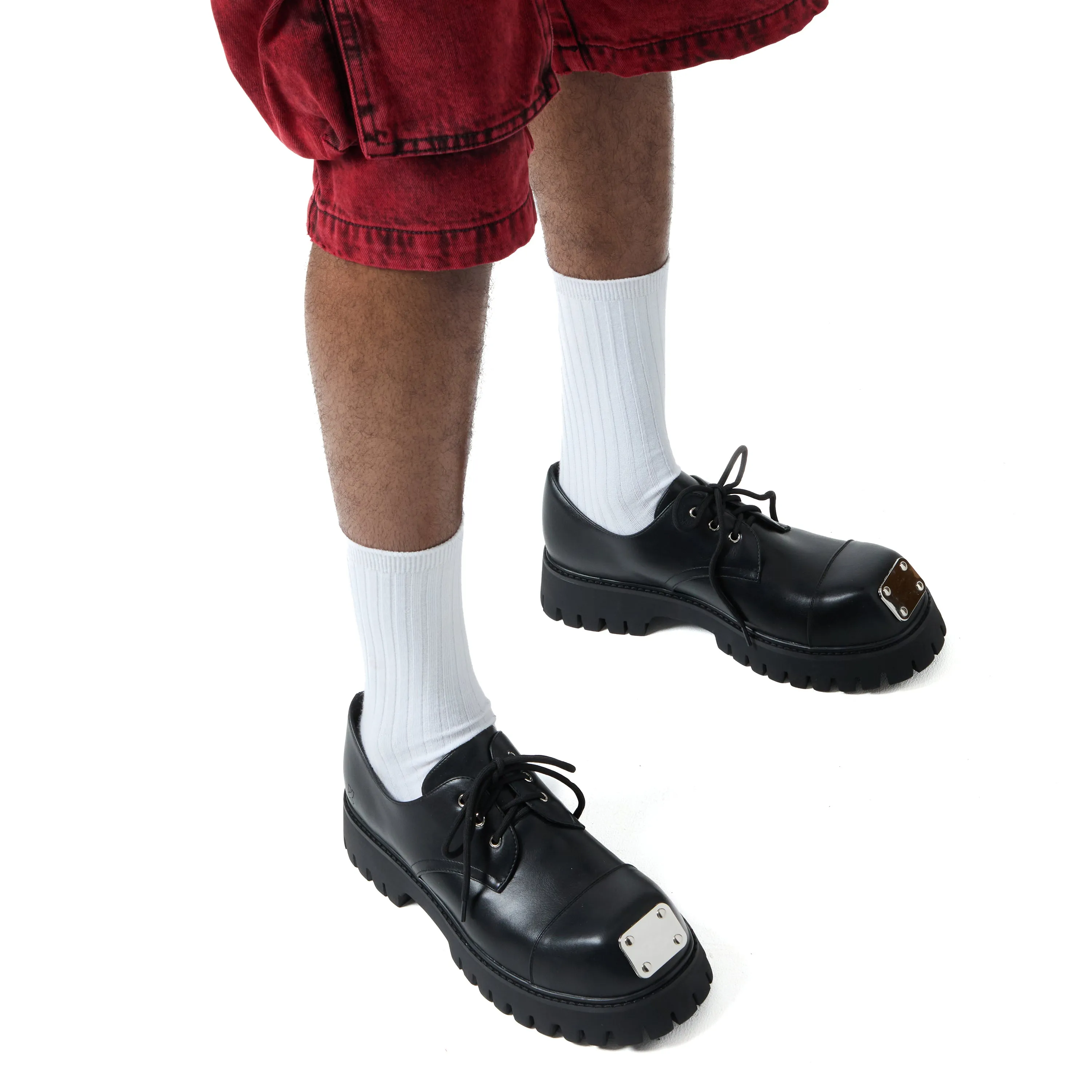 Gehrman Metal Cap Men's Chunky Shoes - Shadow