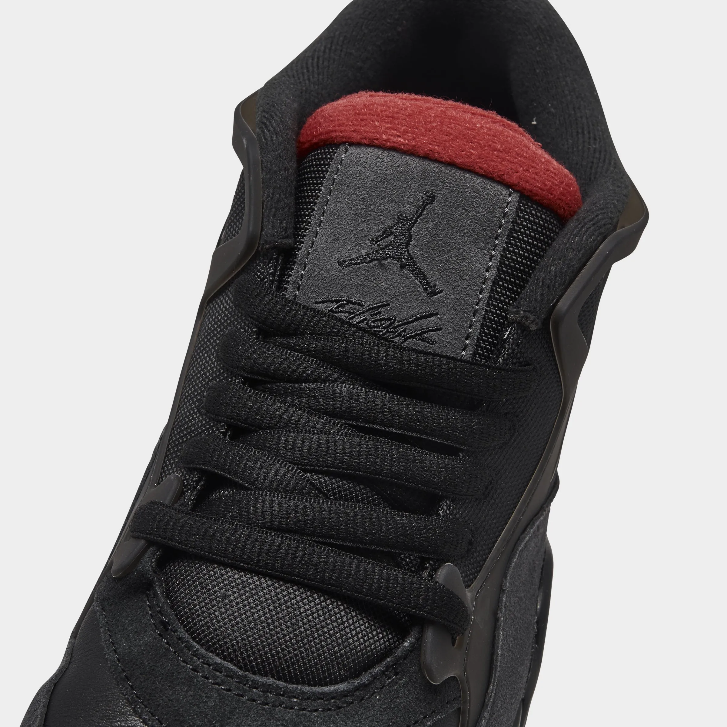Jordan 4 RM Black / Varsity Red - Anthracite