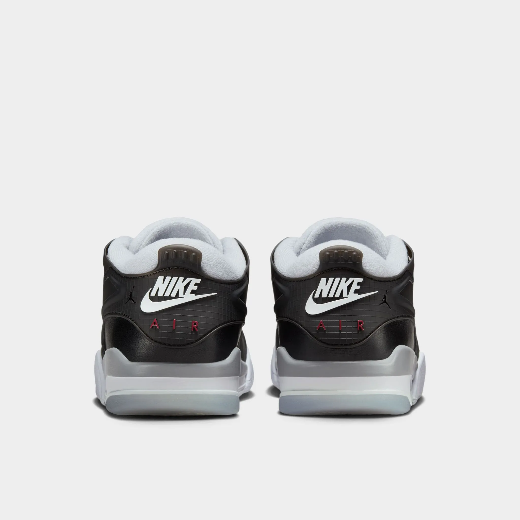 Jordan 4 RM PRM Black / Fire Red - Wolf Grey