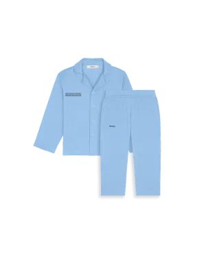 Kids' 365 Lightweight Long Playwear Set—lake blue