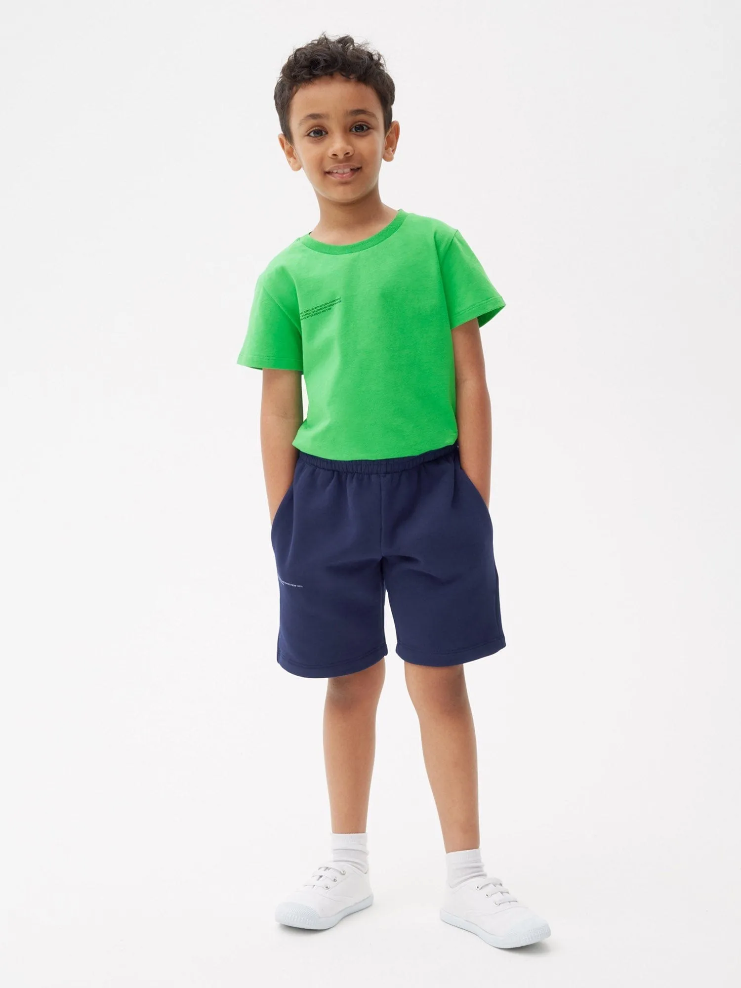 Kids' 365 Midweight Long Shorts—navy blue