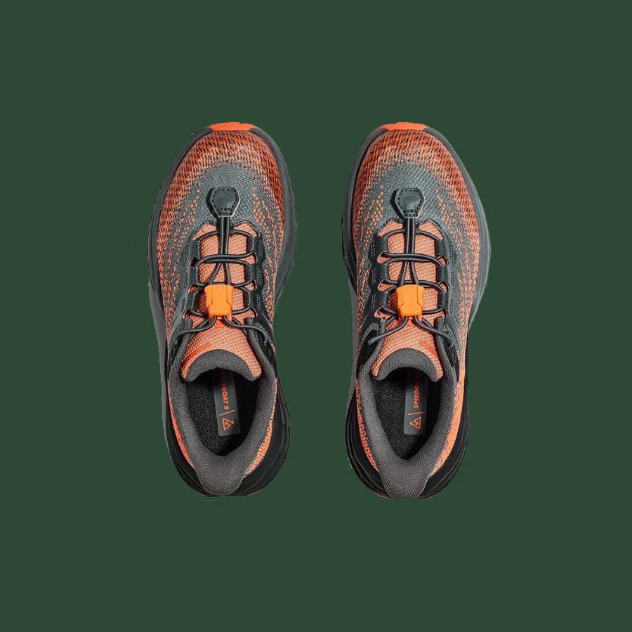 Kids' Speedgoat 5 (Castlerock/Vibrant Orange)