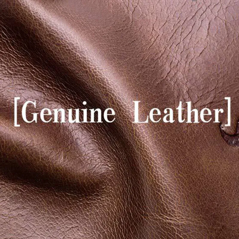 Men Genuine Leather Multi-Pocket Anti-Theft Wear-Resistant Vintage Casual Crossbody Bag Chest Bag