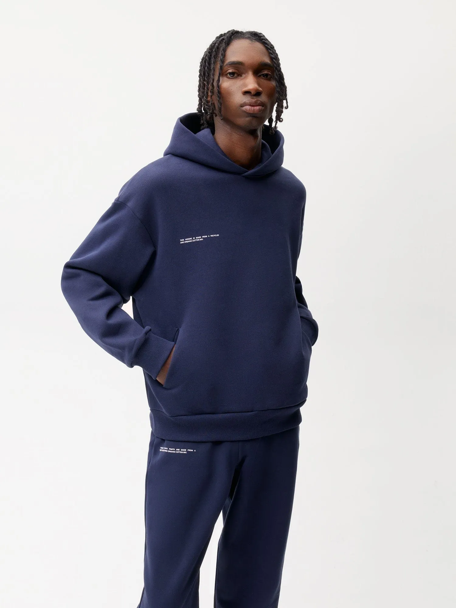 Mens 365 Heavyweight Hoodie—navy blue