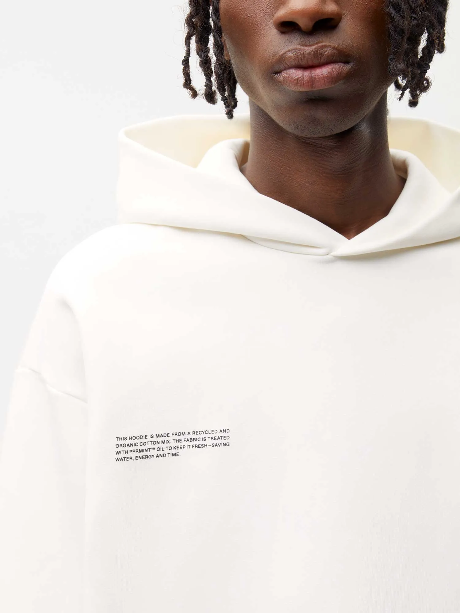 Mens 365 Heavyweight Hoodie—off-white