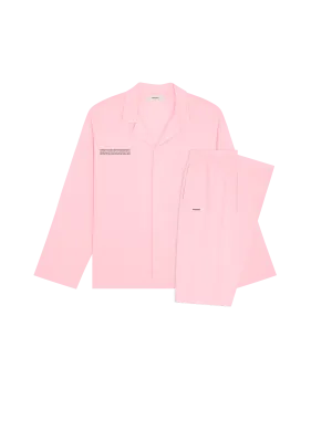 Mens 365 Lightweight Long Pyjama Set —magnolia pink