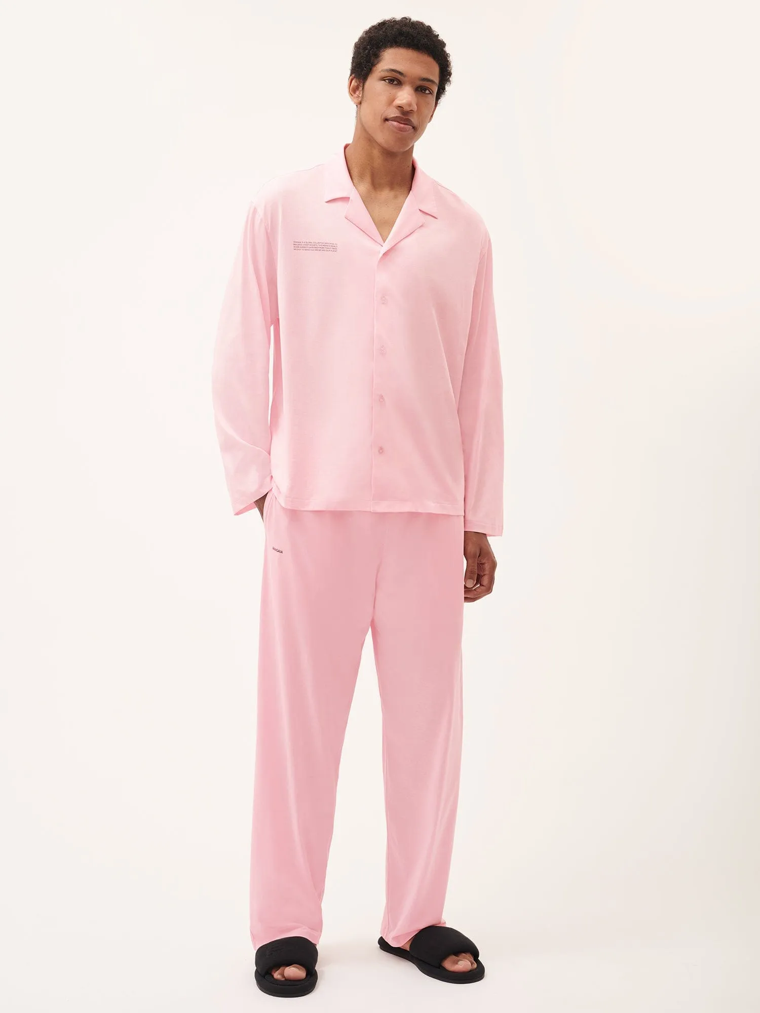 Mens 365 Lightweight Long Pyjama Set —magnolia pink