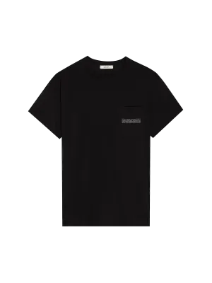 Mens 365 Lightweight Pocket T-Shirt—black
