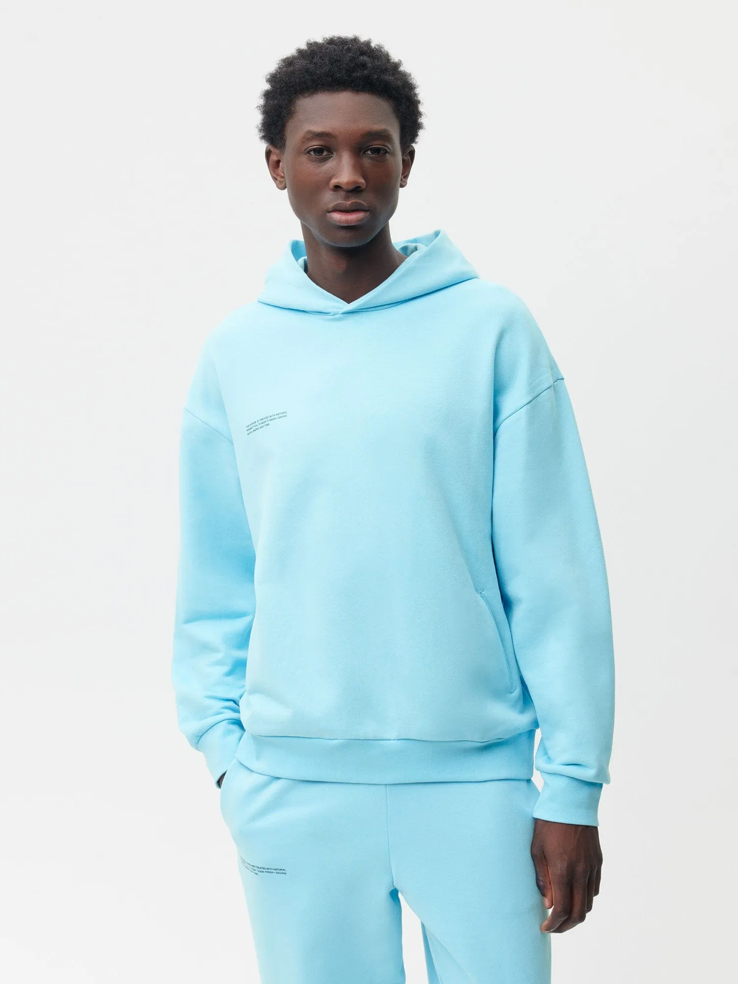 Mens 365 Midweight Hoodie—celestial blue