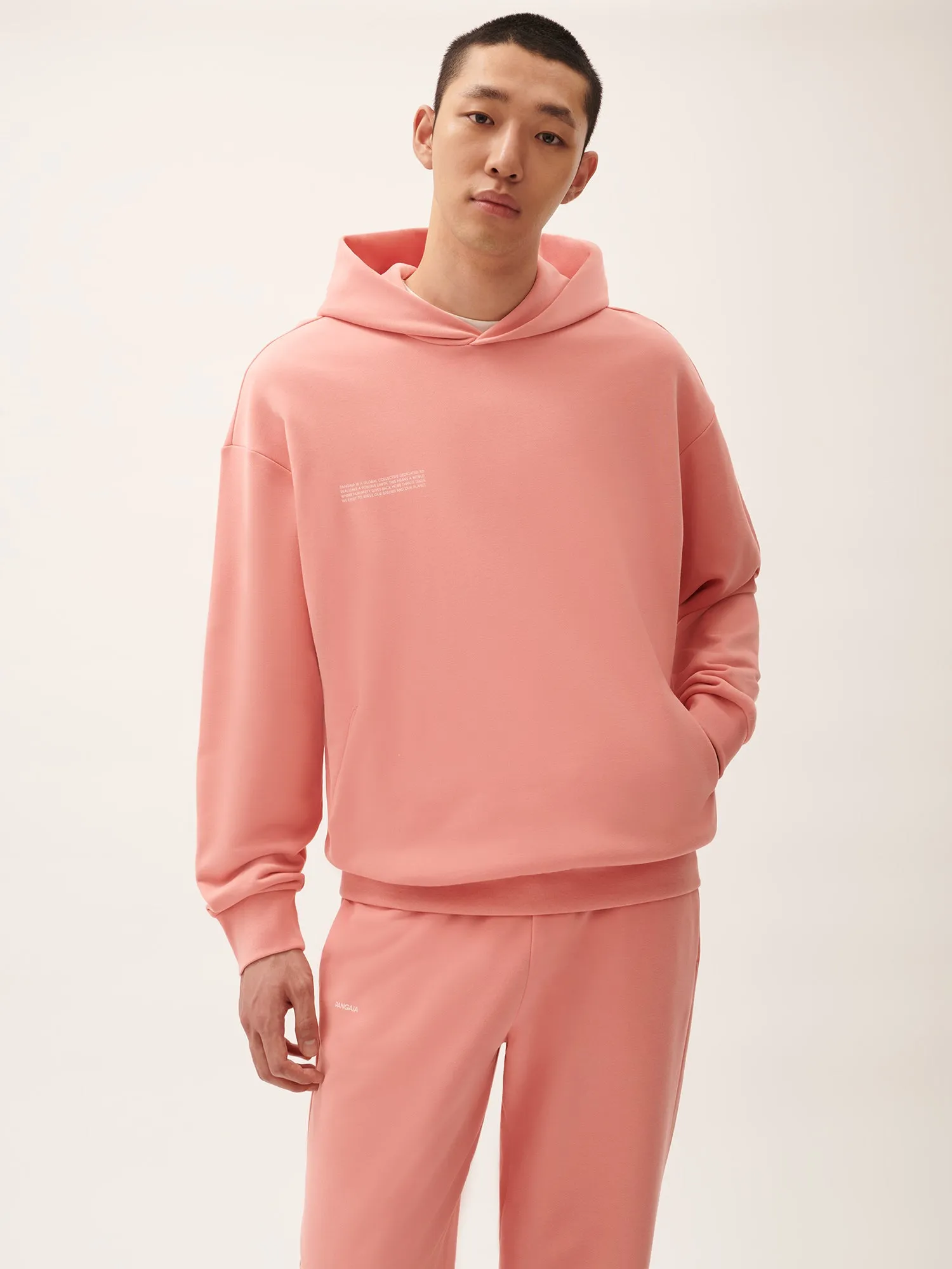 Mens 365 Midweight Hoodie—Dewy Rose