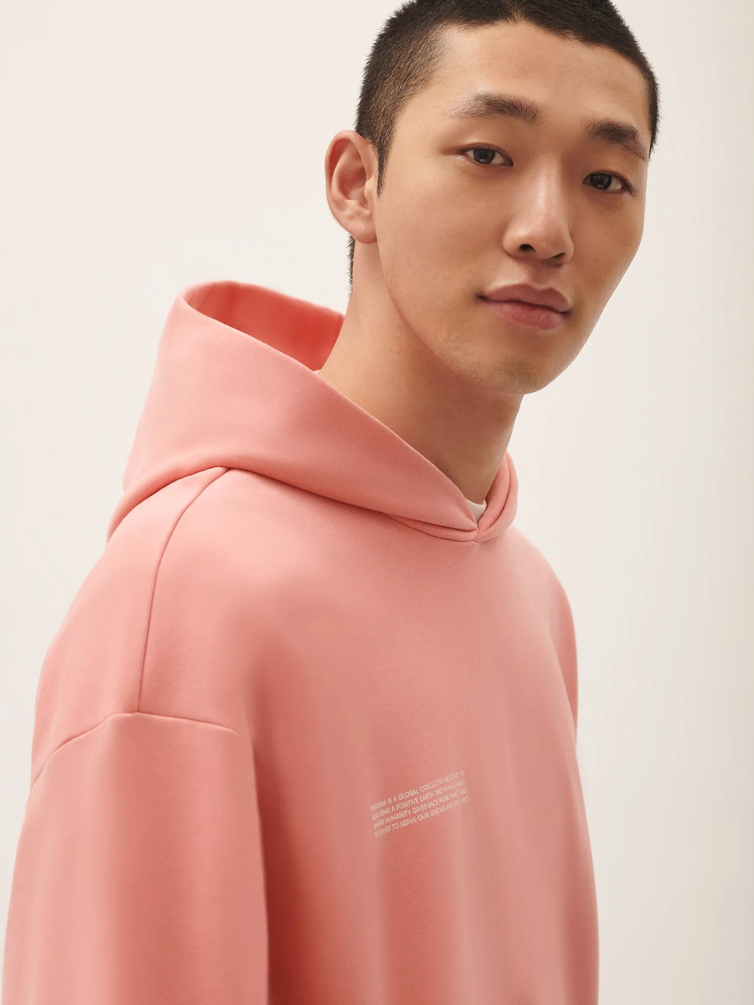 Mens 365 Midweight Hoodie—Dewy Rose