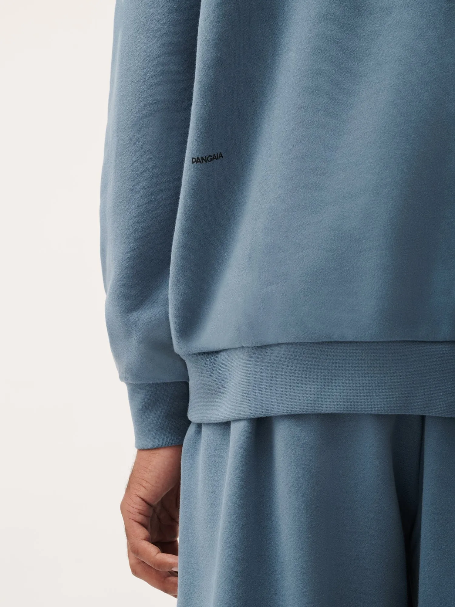 Mens 365 Midweight Hoodie—indigo blue