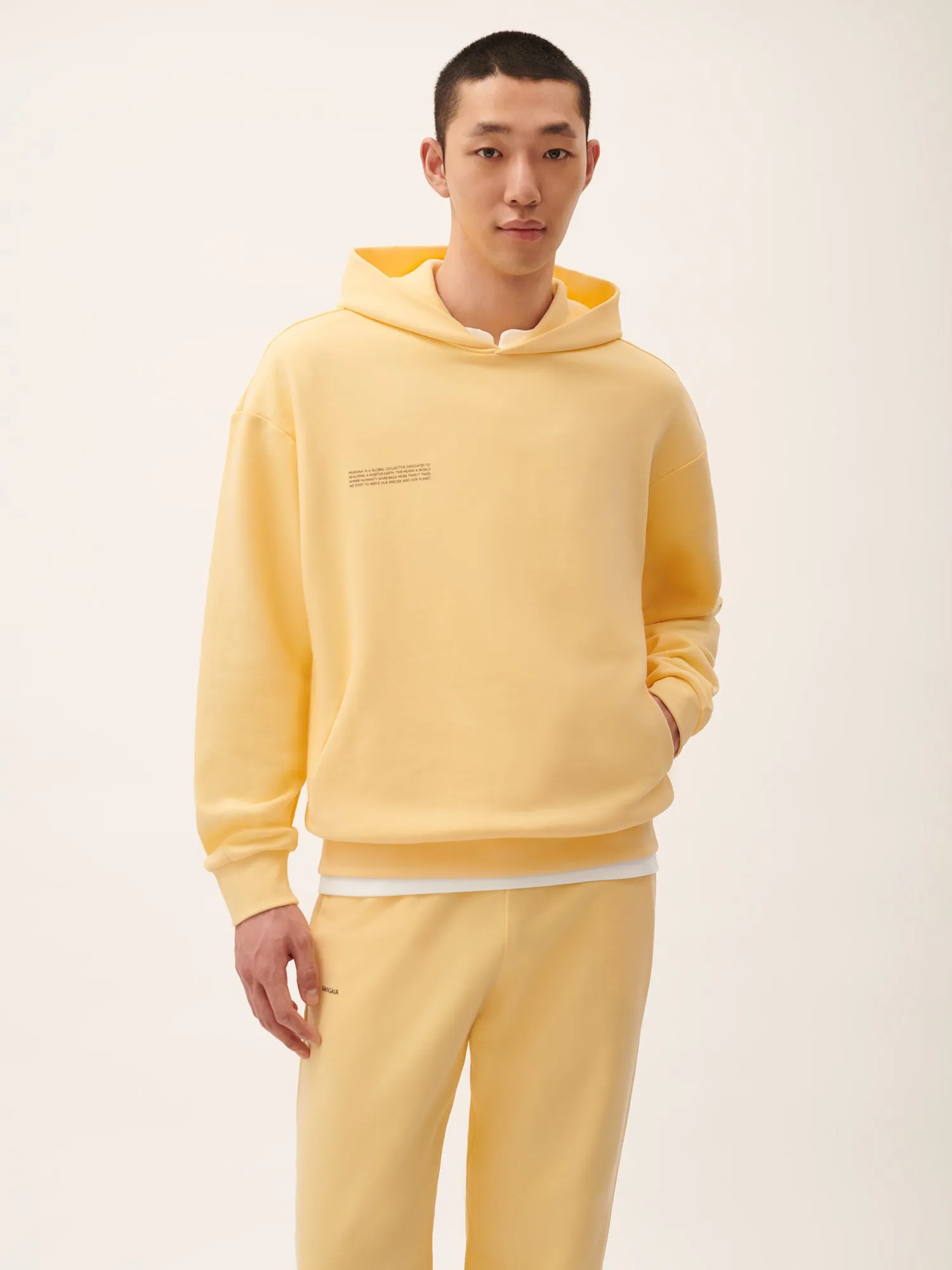 Mens 365 Midweight Hoodie—Seashell Yellow