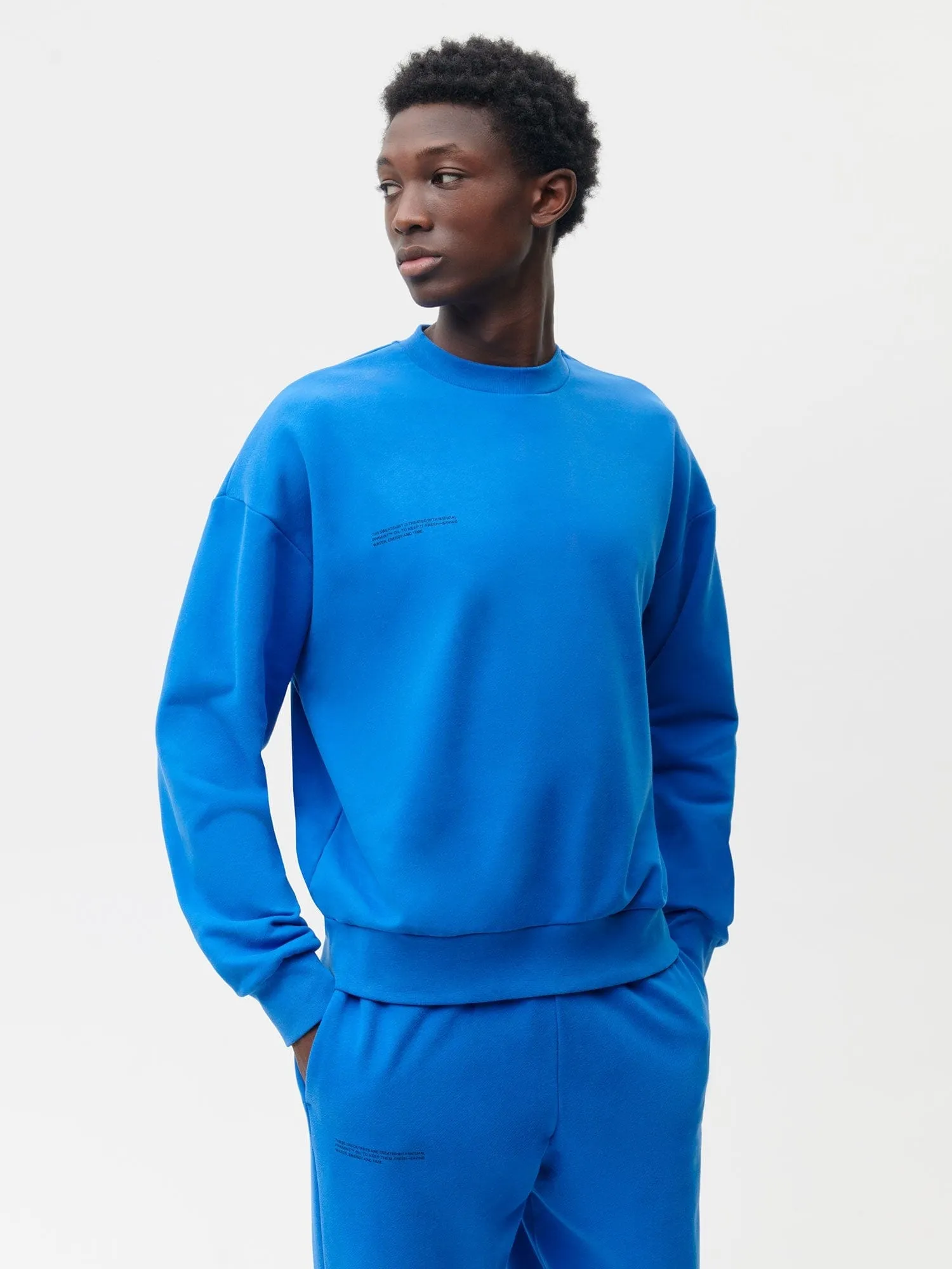 Mens 365 Midweight Sweatshirt—cobalt blue