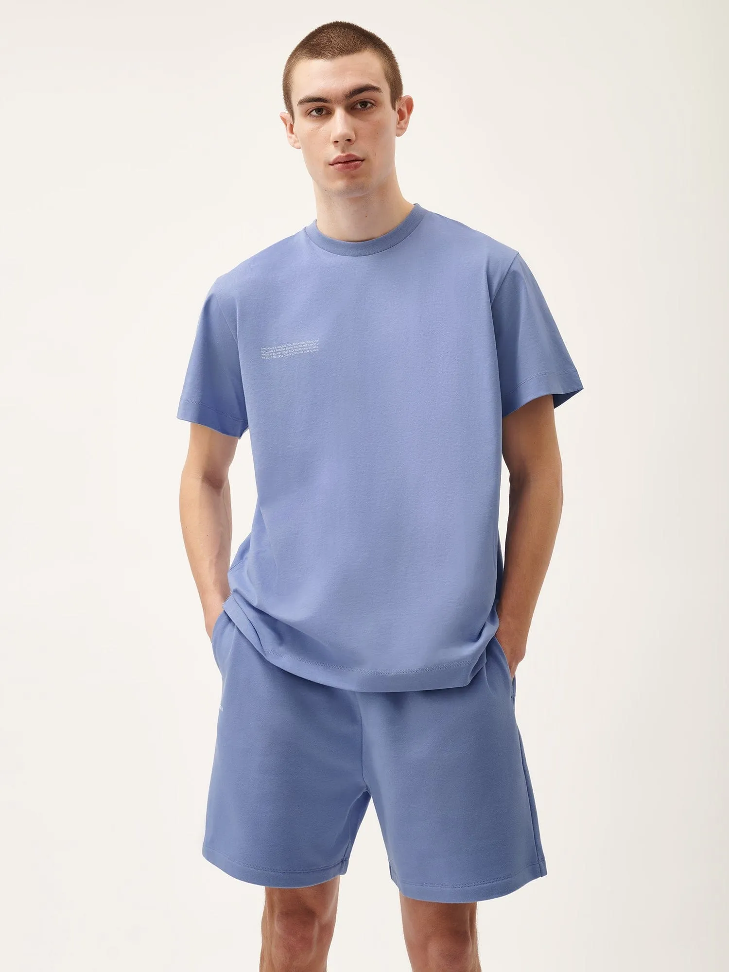 Mens 365 Midweight T-shirt—aster purple