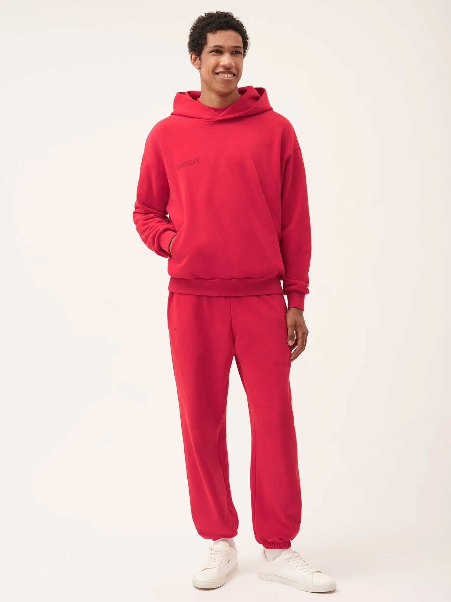 Mens 365 Midweight Track Pants—Goji berry red