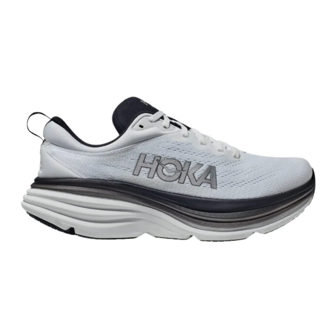 Men's Bondi 8 - White/Black (D Width)