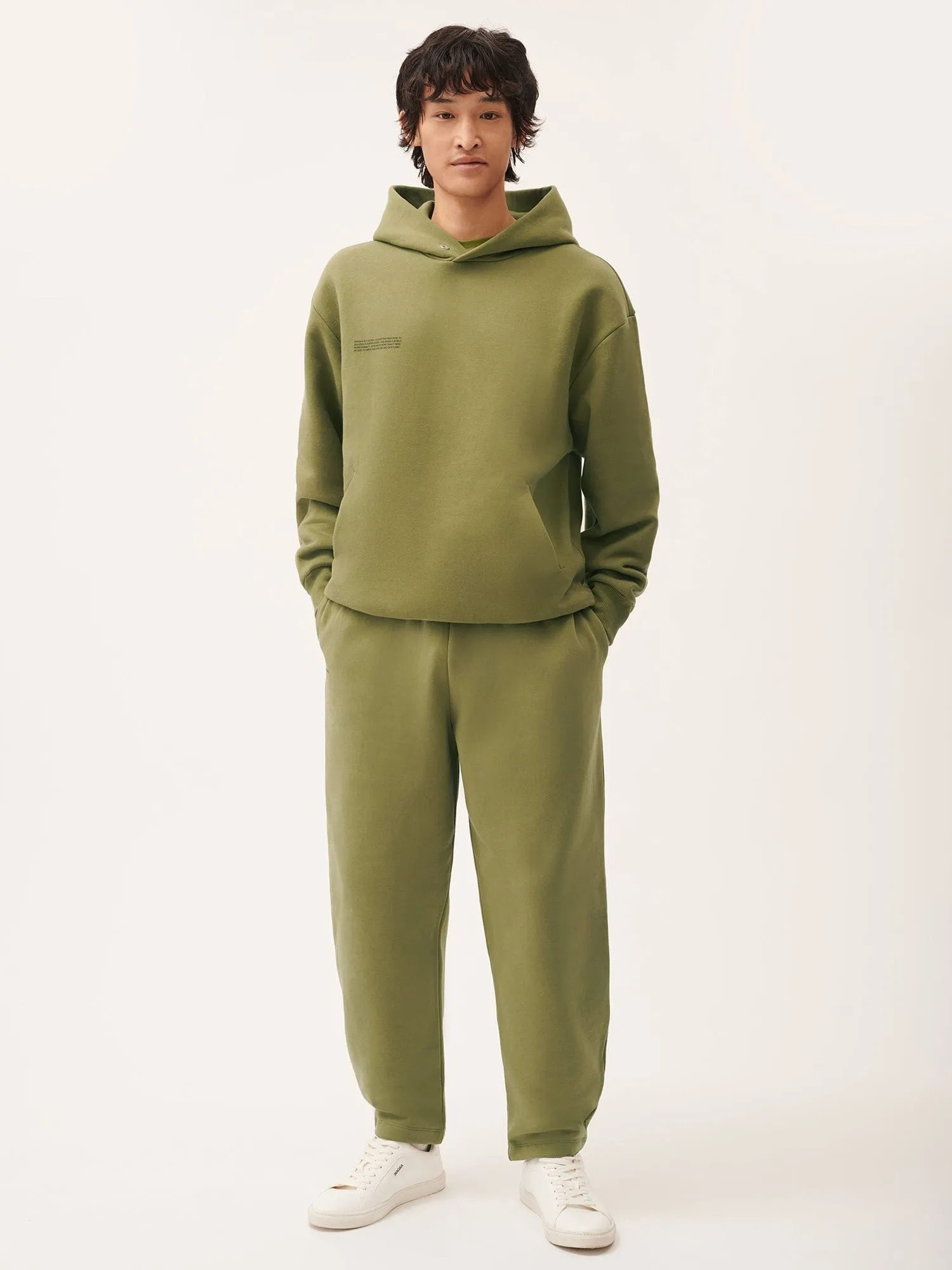 Mens DNA Barrel-Leg Track Pants—highland green