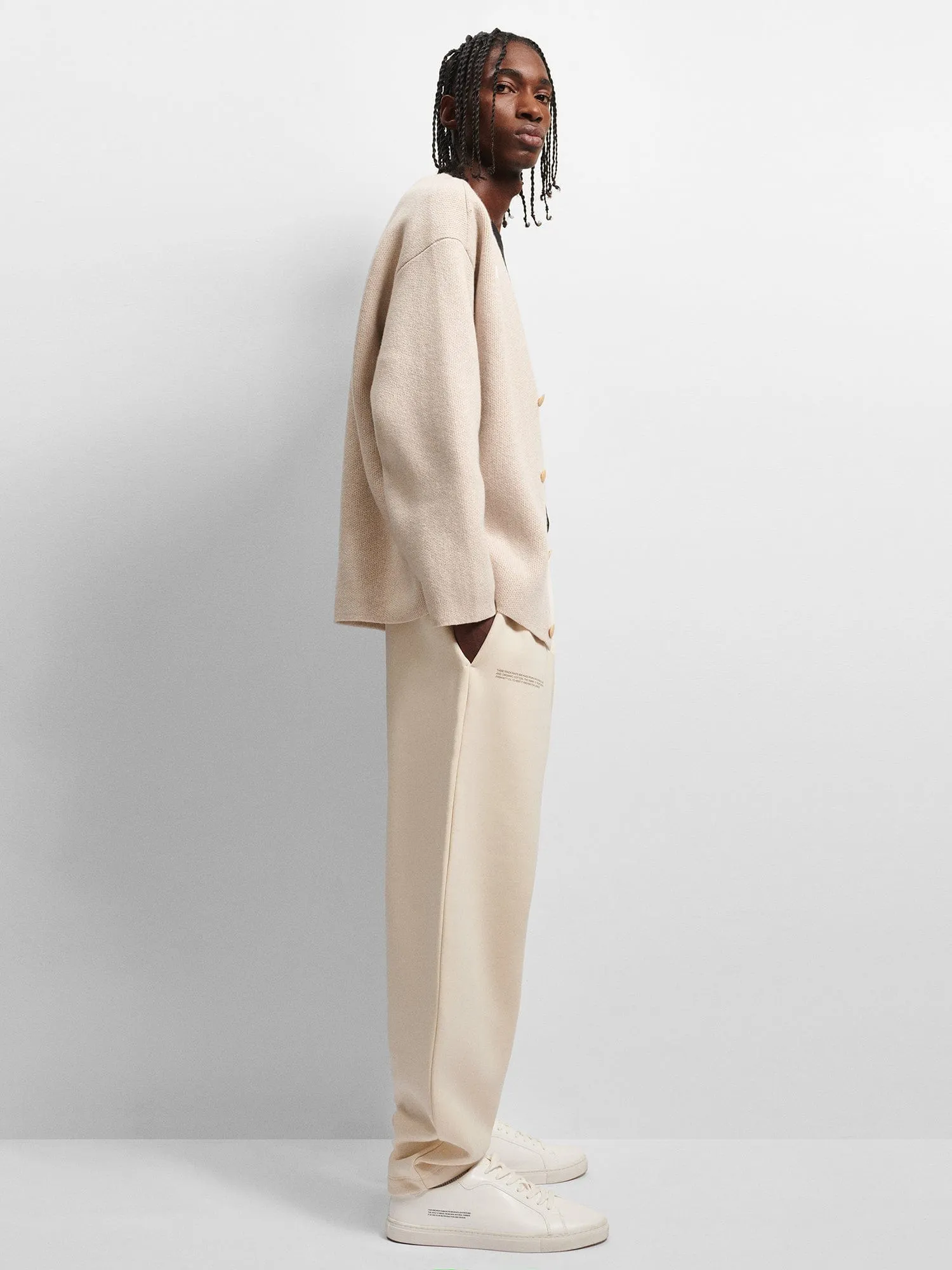 Mens DNA Barrel-Leg Track Pants—undyed