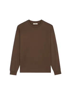 Mens DNA Long Sleeve T-Shirt—cacoa brown