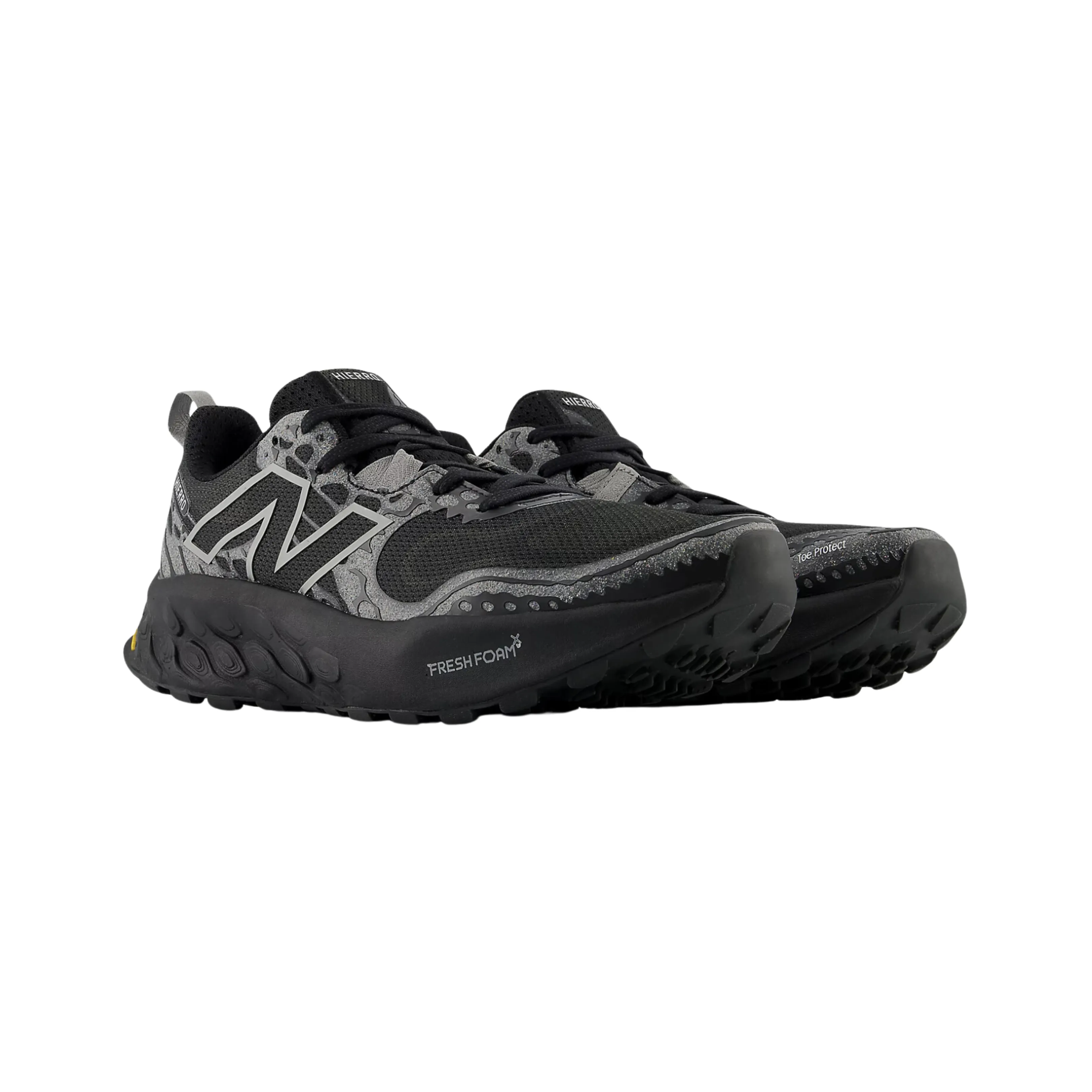 Men's Fresh Foam X Hierro v8 - Black with Shadow Grey (D Width)