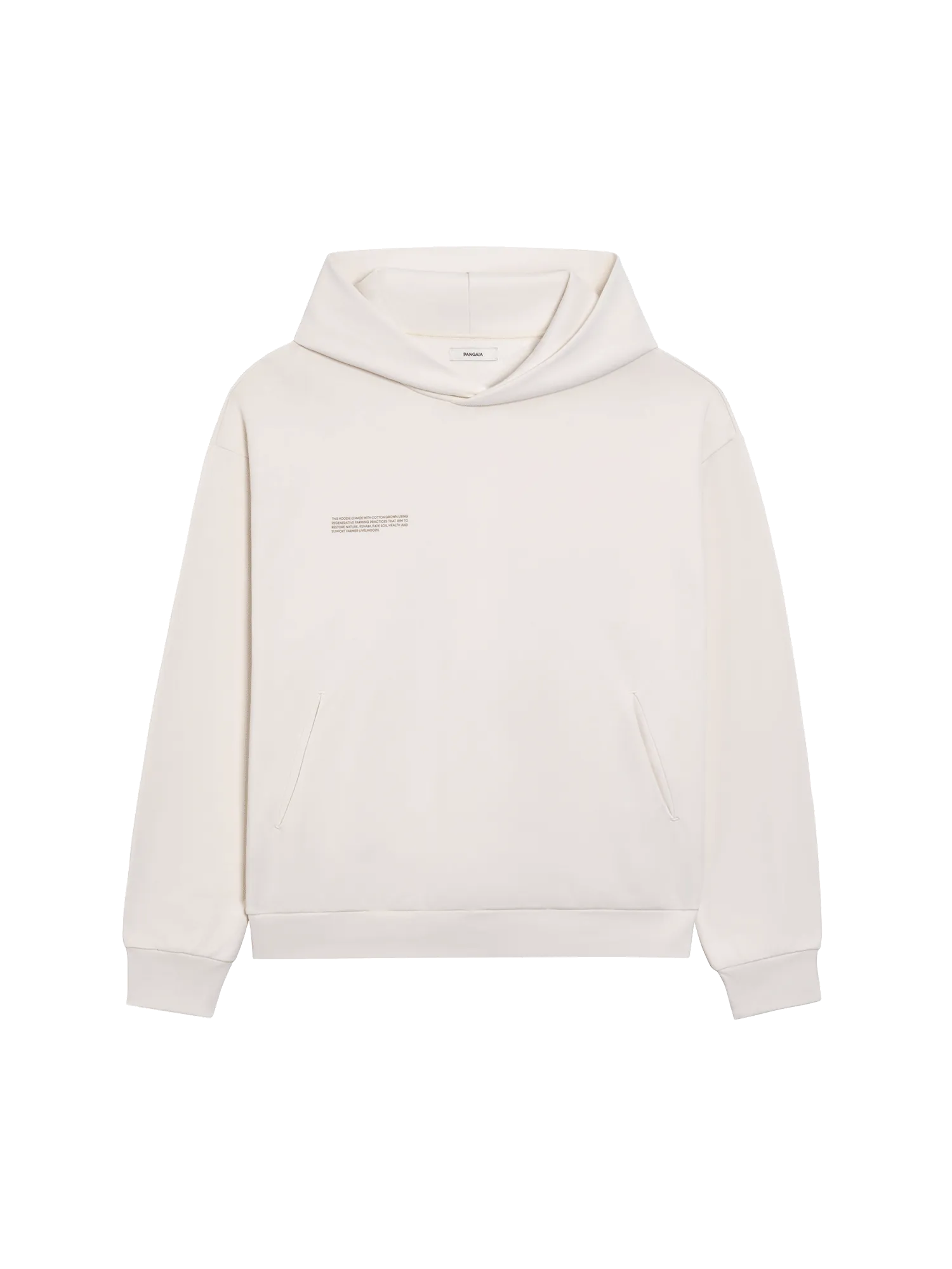 Mens In Conversion Cotton Hoodie—cotton white