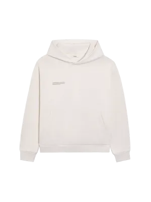Mens In Conversion Cotton Hoodie—cotton white