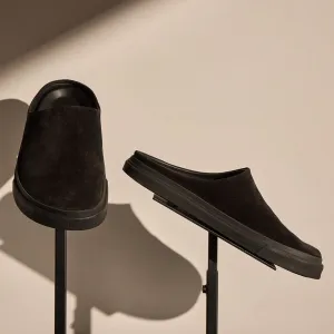 Men's Suede Clog - Black