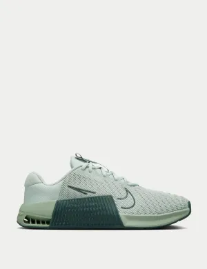Metcon 9 Shoes - Light Silver/Vintage Green/Jade Horizon