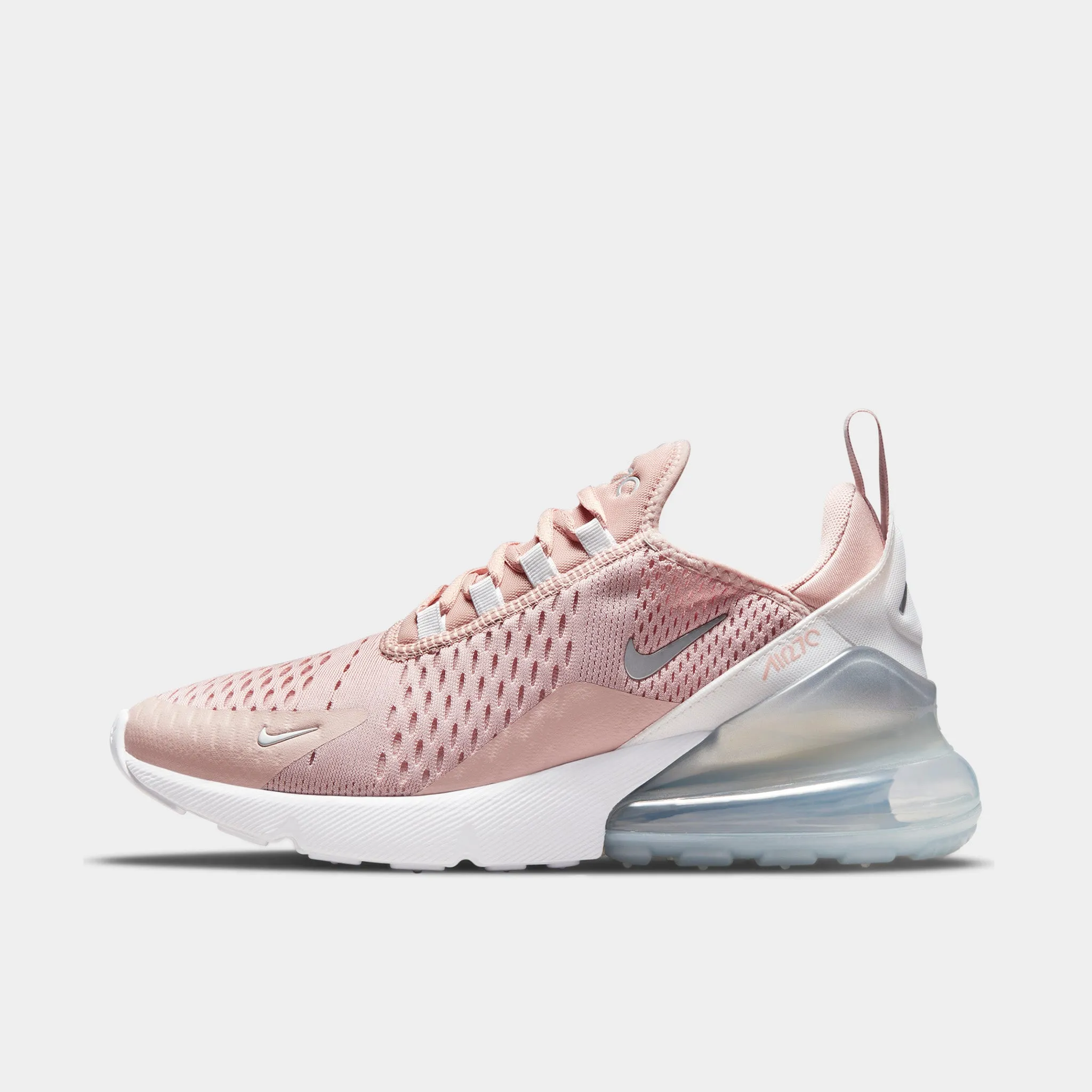 Nike Women's Air Max 270 Pink Oxford / Metallic Silver - White