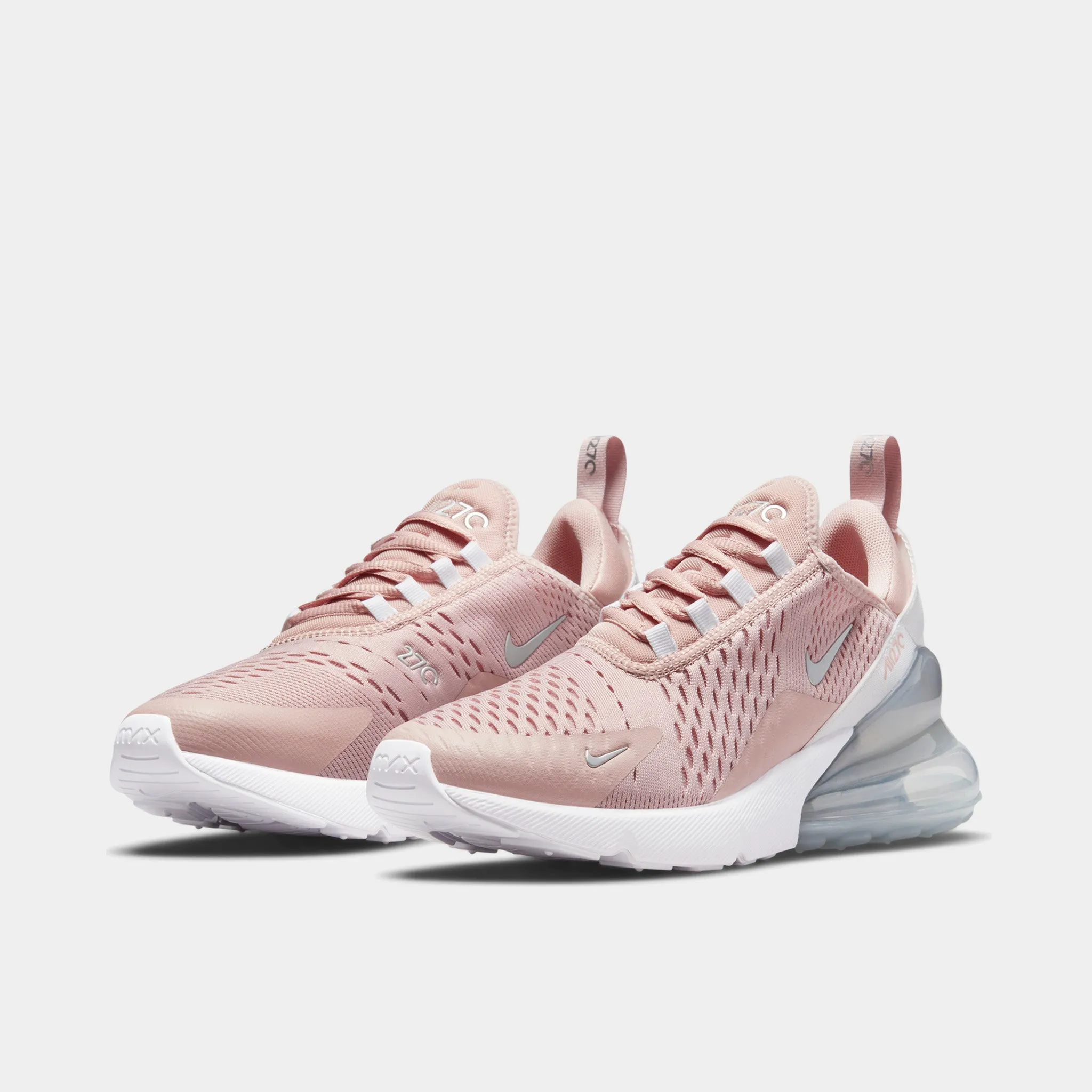 Nike Women's Air Max 270 Pink Oxford / Metallic Silver - White