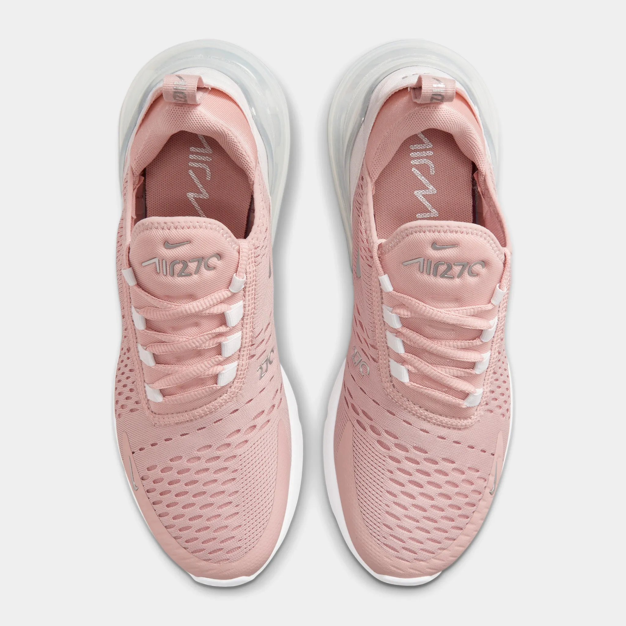 Nike Women's Air Max 270 Pink Oxford / Metallic Silver - White