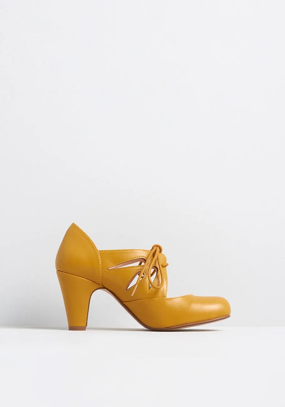 Ongoing Edge Lace-Up Heel