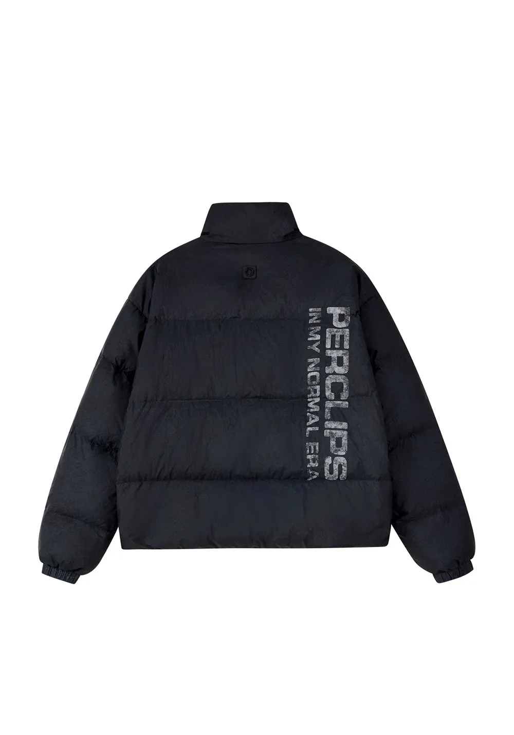 PCLP Tie-Dye Slogan Down Jacket