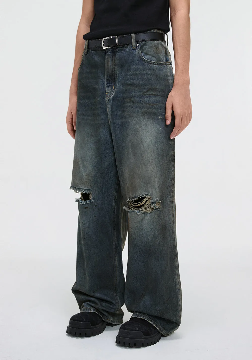 PCLP Washed Denim Jeans